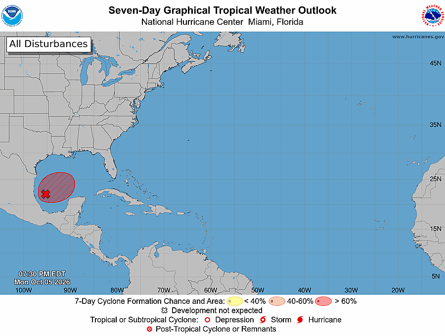Dade City watches Gulf disturbance with 80% development chance: the week ahead